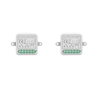 HWIREUIGT 2X Module de Commutateur de Rideau Intelligent Tuya Zigbee 2CH Disjoncteur Intelligent Prise en Charge de la Télécommande APP pour Commutateur de Rideau
