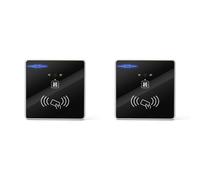 HWIREUIGT 2X Scanner de Codes à Barres 1D 2D Intégré Lecteur de Carte RFID de Code à Barres QR Connexion Wiegand Auto-Induction pour Machine de Portail