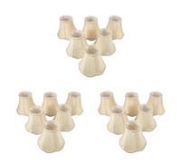 HWIREUIGT Ensemble de 18 Abat-Jour de Lustre, Uniquement pour Les Ampoules de Bougie, Abat-Jour de Monteur à Pince