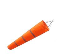 HWJFDC Girouette Manche à air d'aéroport, Chaussette Vent Suspendue extérieure, Drapeau d'aviation réfléchissant, de Mesure imperméable Anti-déchirure for Parc et aéroport(Orange)