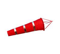 HWJFDC Girouette Manche à air d'aéroport, Chaussette Vent Suspendue extérieure, Drapeau d'aviation réfléchissant, de Mesure imperméable Anti-déchirure for Parc et aéroport(Red)