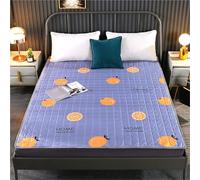 hxoity 1cm Ultra-Fin Matelas Futon Japonais Pliable en Polyester Tapis Tatami De Sol Portable Léger pour Dortoir Camping Yoga Doux Antidérapant Style Cartoon Étudiant Lit Canapé Respirant Durable