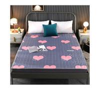 hxoity Matelas Futon Japonais 1cm Ultra-Léger, Tapis De Sol Tatami Pliable en Polyester, Matelas Portable Enroulable pour Camping Voyage Dortoir Étudiant, Canapé Respirant Doux Antidérapant Cartoon