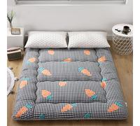 hxoity Matelas Futon Japonais Matelas De Couchage Tatami Épaissir 8-10 Cm Portable Tapis De Lit De Canapé De Plancher Tapis Pliant Dortoir Garçons Filles Pleine Taille Double De Couchage