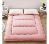 hxoity Matelas Futon Japonais Matelas De Couchage Tatami Épaissir 8-10 Cm Portable Tapis De Lit De Canapé De Plancher Tapis Pliant Dortoir Garçons Filles Pleine Taille Double De Couchage