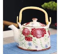HXSCOO 900 ML Pot Grande capacité en céramique théière en Porcelaine avec Filtre à Eau Chinois Kung fu Bouilloire thé Verres Bouilloire thé Vert (Color : 5)