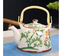 HXSCOO 900 ML Pot Grande capacité en céramique théière en Porcelaine avec Filtre à Eau Chinois Kung fu Bouilloire thé Verres Bouilloire thé Vert (Color : 1)