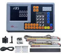 HXX Kit DRO LCD à 2 axes, haute précision avec résolution de 5 µm, longueurs sur mesure de 50 mm à 1000 mm , DRO et 2 pièces de la balance