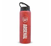 Hy-Pro Bouteille en Aluminium Sous Licence Officielle Arsenal F.C. 750ml Gunners Paille Pliable Intégrée Anti-fuite Légère Idée Cadeau Football