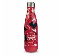 Hy-Pro Bouteille isotherme sous licence officielle Arsenal F.C. - Acier inoxydable, double paroi, bouteille isotherme, design décoloré, légère, étanche, excellente idée cadeau de football