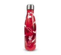 Hy-Pro Bouteille isotherme sous licence officielle Liverpool F.C. - Acier inoxydable, double paroi, bouteille isotherme, design délavé, légère, étanche, excellente idée cadeau de football