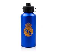 Hy-Pro Bouteille sous Licence Officielle Real Madrid CF Mat 500 ML - Aluminium, Bec intégré, Finition Mate, étanche, légère, Bouchon, Couvercle, 0,5 l, Excellente idée Cadeau de Football, Bleu