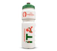 Hy-Pro Euro 2024 Bouteille en plastique italienne de 750 ml, sous licence officielle, 0,75 l, réutilisable, buse rétractable, légère, bouteille de sport, sans BPA