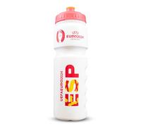 Hy-Pro Euro 2024 Espagne Bouteille en plastique de 750 ml, sous licence officielle, 0,75 l, réutilisable, buse rétractable, légère, bouteille de sport, sans BPA
