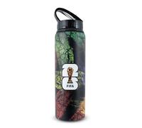 Hy-Pro offiziell lizenzierte FIFA Fußball-Weltmeisterschaft 2026 Trinkflasche mit 500/750 ml - Robuste Sportflasche aus Stahl/Aluminium zur Flüssigkeitsversorgung für Fußballfans