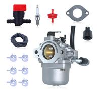 Hyceker 590399 Carburetor pour 796077 794308 791266 fits for 215702 215705 | pour 215707 215802 215805 215807 215902 Tondeuses à Gazon, Carburateur avce Colliers de Serrage, Bougie d'allumage