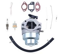 Hyceker Carburateur avec joint pour moteurs de tondeuses Honda GC135, GC160, GCV135 et GCV160, avec ressort de rappel du papillon des gaz, bougie, filtre à carburant, Pièce détachée 16100-Z1L-003