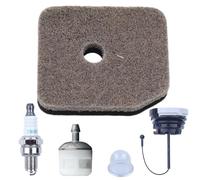 Hyceker Filtre à air pour Stihl HS81,HS81R,HS82,HS86,HS87,HS81RC,HS86R | Pour HS81T HS81TC HS86T Heckenscheren, Wartungsset Zündkerze Primerpumpe Kraftstofffilter Teile 4237 120 1800