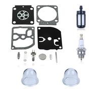 Hyceker Kit de réparation de joint de carburateur pour Stihl FS 38 45 55 46 | pour HS45 BG45 BG85 MM55 BT45 C1Q-S66, avec Filtres à Huile, Filtre à Carburant, Bougie D'allumage