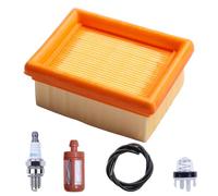 Hyceker Kit d'entretien de filtre à air BR800 pour Stihl BR800 BR800C BR800X Magnum Sac à dos Souffleur de feuilles Bougie d'allumage Primer Ampoule Pièces de conduite de carburant, kit d'entretien