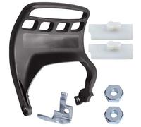 Hyceker Poignée de frein à chaîne pour tronçonneuse Stihl MS251 MS251C MS231 MS231C MS241 Levier de protection de la main avec attrape-pare-chocs et écrous de barre 1143 792 9103, pour Stihl MS 231