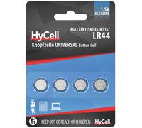 HyCell Pile bouton LR 44 1.5 V 4 pc(s) 140 mAh alcaline(s) AG13
