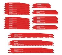 HYCHIKA Lames de Scie Sabre, Lame de Scie 32 PCS Pour La Coupe de Bois et de Métal, avec Boîtier d'organisateur