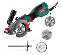 HYCHIKA Scie circulaire CS-115C 750W, 3500RPM, Profondeur de coupe maximale 48mm (90°) et 32mm (45°)