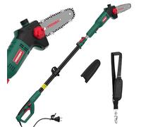 HYCHIKA Tronconneuse Telescopique Electrique 750 W, Coupe Branche Telescopique de 162 à 220 CM, Tronconneuse a Perche, Vitesse de Chaîne 11 m/s, Pole Saw pour Élagage des Arbres