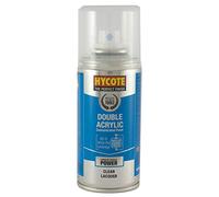 Hycote Peinture acrylique double en aérosol, laque transparente, 150 ml