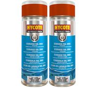 Hycote Peinture aérosol pour Voiture à séchage Rapide, Orange RAL 2003, 400 ML (Lot de 2)