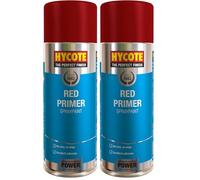 Hycote Peinture en aérosol pour Voiture à séchage Rapide, apprêt Rouge, 400 ML (Lot de 2)