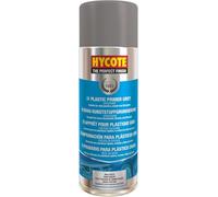 Hycote Primaire Plastique Gris en Aérosol 400 ml, Primaire Acrylique Durable à Séchage Rapide, Haute Couvrance, Multi-Surfaces, pour Intérieur et Extérieur