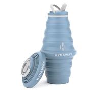 HYDAWAY - Bouteille d'eau pliable, couvercle à rabat, facile à emporter, pratique lors de vos déplacements, silicone de qualité alimentaire, 750 ml