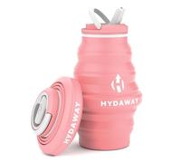 HYDAWAY Bouteille d'eau pliable de 500 ml - Sans BPA, étanche, légère et peu encombrante - Parfaite pour les voyages, la randonnée et l'hydratation quotidienne