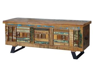 Hyderabad, tronc d'arbre recyclé, 45 cm x 116 cm x 40 cm Giner y Colomer