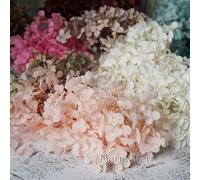 Hydrangea Anna (Couleur 123-164) Fleurs et Petites Feuilles, Hydrangea Préservé, Matériel de Décoration Maison, Fleurs Artisanales en Résine Époxy Gradient colour 159