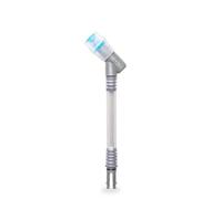 HydraPak Pipette Run Straw pour flasque - Compatible avec Les Bouchons de 42 mm des SoftFlask et UltraFlask, Gris