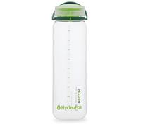 HydraPak Recon - Bouteille d'eau en plastique recyclé à 50%, respectueuse de la nature et sans BPA, Bouchon à vis à débit fluide, facile à transporter (1L, transparent)