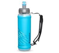 HydraPak SkyFlask 350mL (Bleu Malibu) - Flasque souple pliable pour la course à pied - (500 mL) - dragonne réglable, bouchon anti-éclaboussures