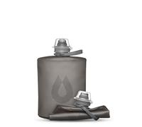 HydraPak Stow (500 ml, 17 oz) - Bouteille d'eau pliable - Bouteille de voyage ultra légère et pliable, flacon souple pour ski, randonnée, vélo ou escalade - Gris mammouth