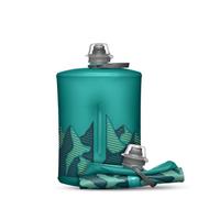HydraPak Stow - Gourde pliable (1L, Bleu Glacier) | Ultra-légère, Bouchon à vis anti-déversement, Haut débit, Résistant à l'abrasion, pour Randonnée, Camping, Trekking & Ski