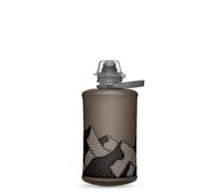 HydraPak Stow - Gourde pliable (350ml, Gris Mammouth) | Ultra-légère, Bouchon à vis anti-déversement, Haut débit, Résistant à l'abrasion, pour Randonnée, Camping, Trekking & Ski