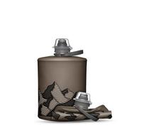 HydraPak Stow - Gourde pliable (500ml, Gris Mammouth) | Ultra-légère, Bouchon à vis anti-déversement, Haut débit, Résistant à l'abrasion, pour Randonnée, Camping, Trekking & Ski