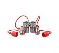 Hydraulique pour ACcouplement RAPIDE ISO7241-A,NPT Ensemble d'embrayage de mamelon enfichable, Machines de construction agricoles, Accouplement haute pression en acier galvanisé, pour connecteurs