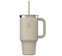 HYDRO FLASK - Gobelet de voyage 32 oz avec couvercle transparent - Bouteille d'eau beige 946 ml
