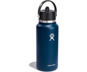 Hydro Flask 947ml Wide Flex Straw Cap Bouteille Thermos Bleu Bleu One Size