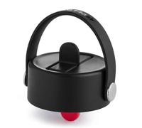 HYDRO FLASK - Bouchon à paille pour bouteilles à ouverture large - Étanche - Isolation Honeycomb en nid d'abeille - Lavable au lave-vaisselle - Noir
