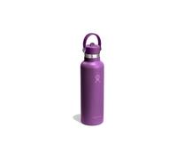 HYDRO FLASK Bouteille d'eau Standard Flex Straw Cap 621ml rouge foncé
