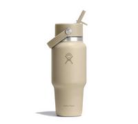 Hydro Flask – Gourde de voyage Hydration avec bouchon paille Flex 710 ml Beige